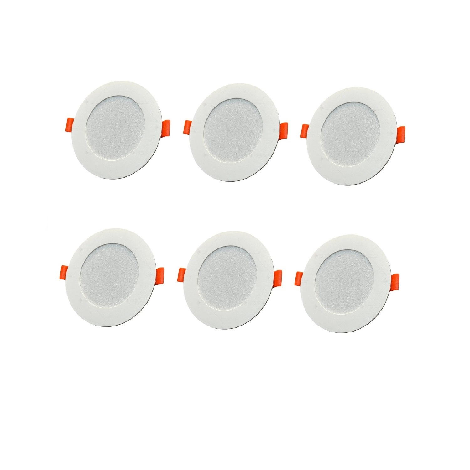 پنل توکار 8 وات فور ام ال ای دی مدل گرد سایز 8 بسته 6 عددی