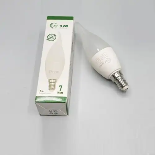 لامپ لوستری اشکی 7 وات E14 